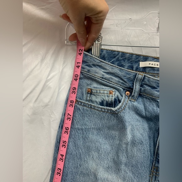 NWT PacSun Eco Light Blue Distressed 90’s Boyfriend Jeans - Picture 8 of 10